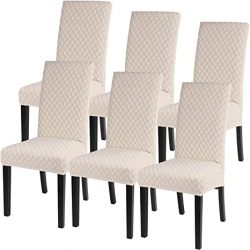 6 fundas elásticas para sillas de comedor