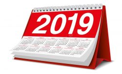 Calendario 2019 mesa
