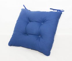 Cojines de silla azul