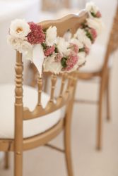 Flores para sillas