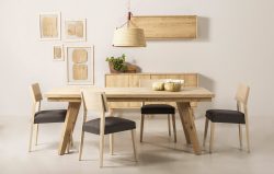 Mesa comedor madera extensible