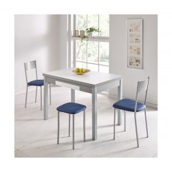 Mesa de cocina extensible con sillas