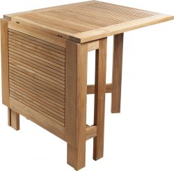 Mesa madera jardin plegable