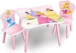 Mesa y sillas princesa